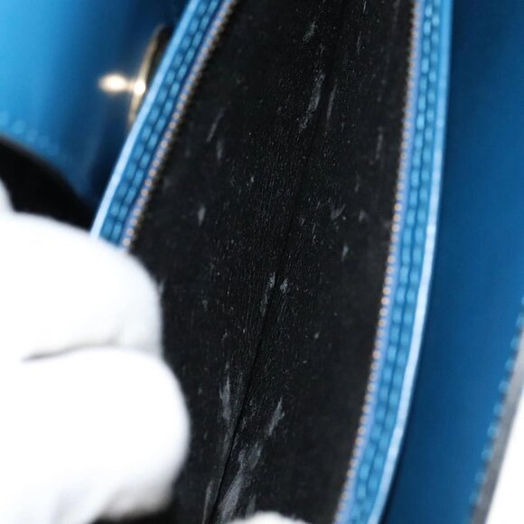 LOUIS VUITTON Epi Capuchin Shoulder Bag Blue - Picture 10 of 16